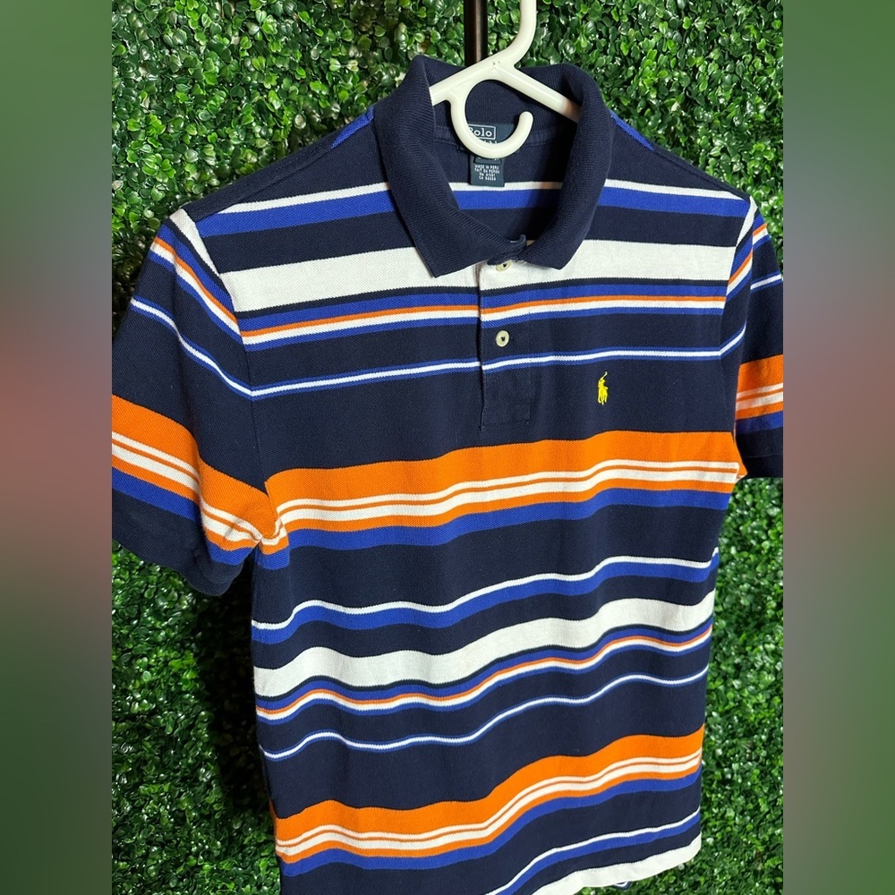Ralph Lauren Polo Multi Color Short Sleeve Size L Polo Shirt - Picture 2 of 6